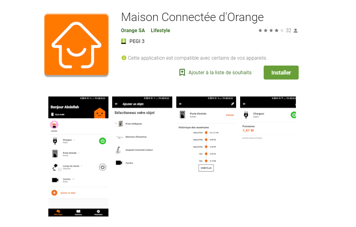 Maison Connectée d Orange  Applications sur Google Play.png