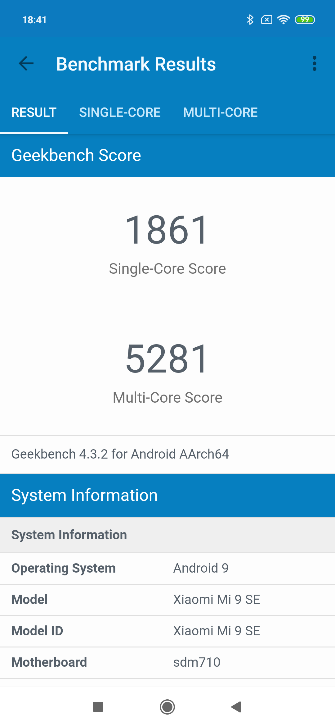 Xiaomi Mi 9 SE test