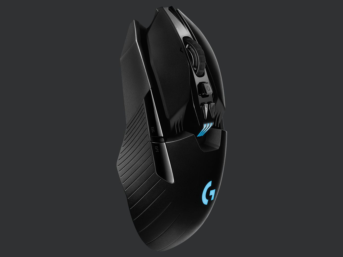 Bande Antidérapante Kwmobile Pour Logitech G903 / G900 – Grip En Similicuir Noir Pour Souris Gaming