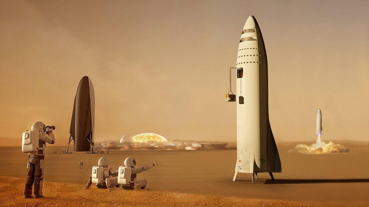 SpaceX - Starship on Mars