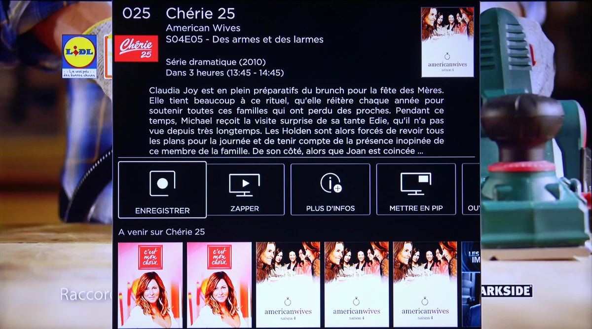 Freebox Delta Player infos enregistrement