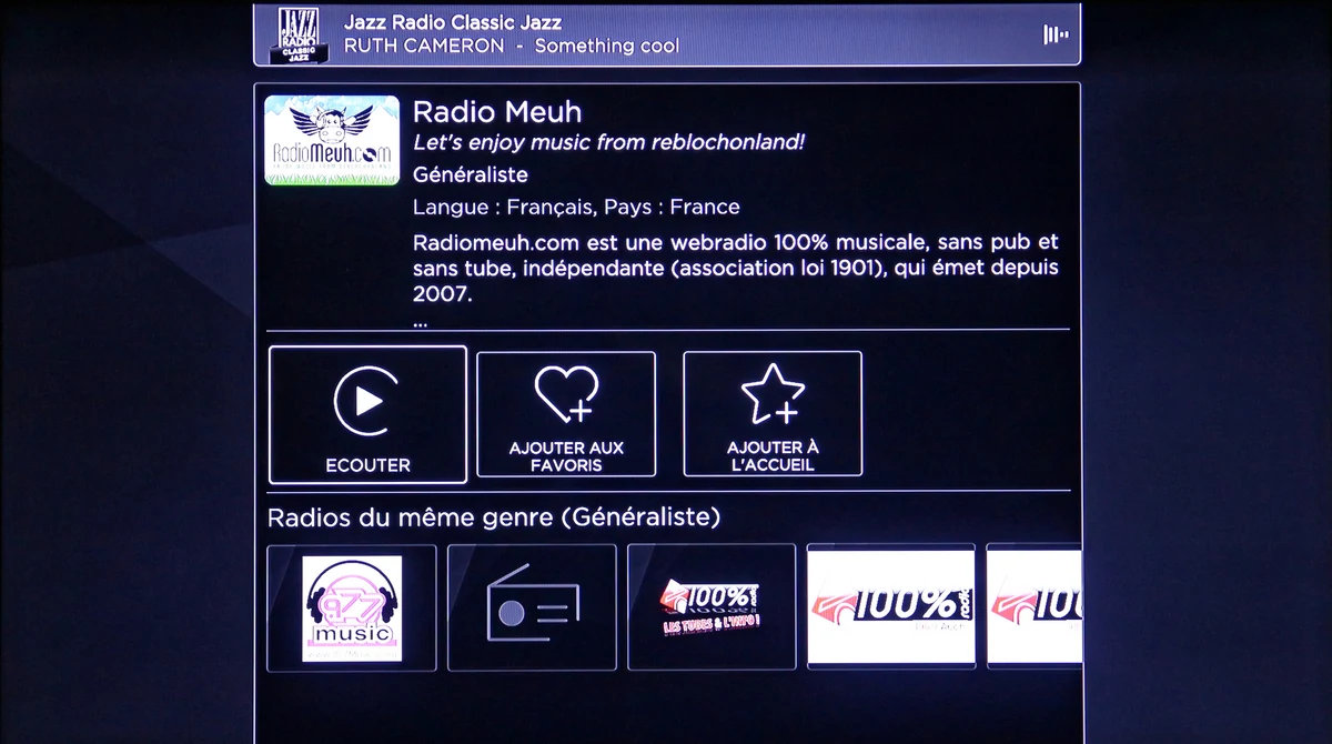 Freebox Delta Player Radio