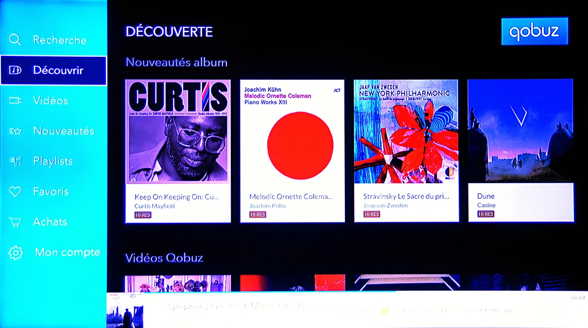 Freebox Delta Player QOBUZ