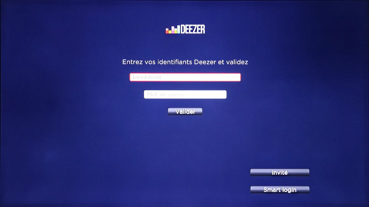 Freebox Delta Player deezer