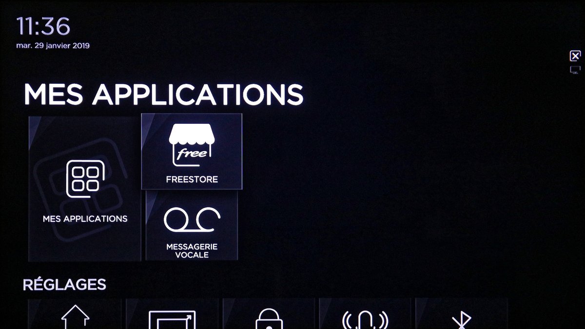 Freebox Delta Player Freestore Mes applications