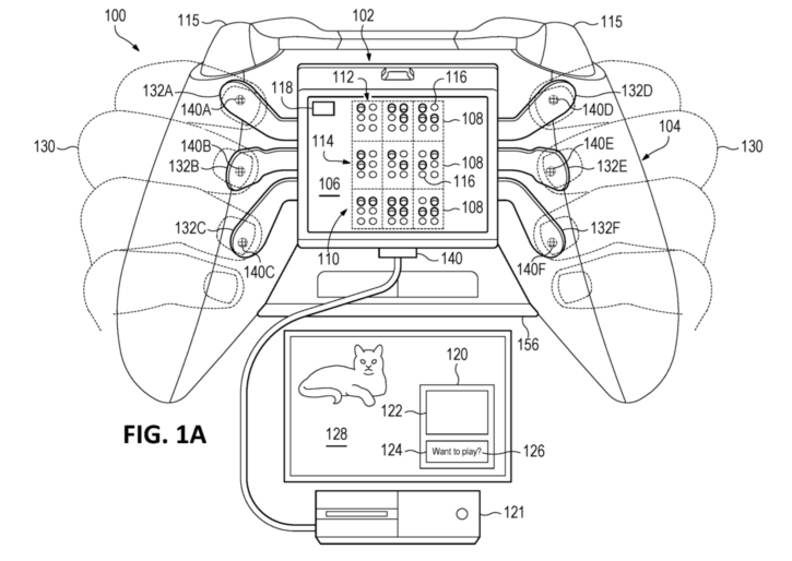 Brevet manette Xbox braille