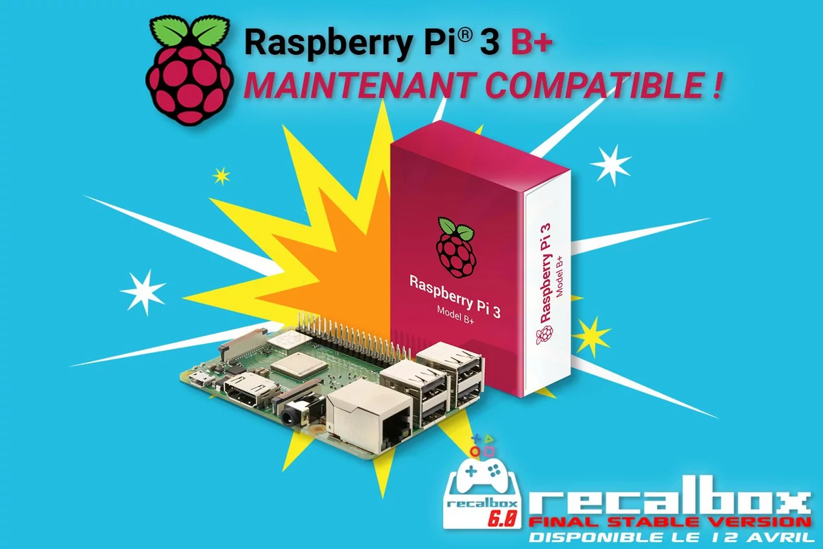 Recalbox Raspeberry Pi 3B+
