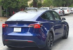 Une Tesla Model Y repérée en Californie