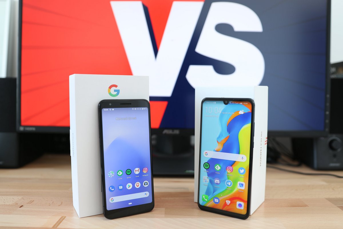 Versus Google Pixel 3a Huawei P30 Lite