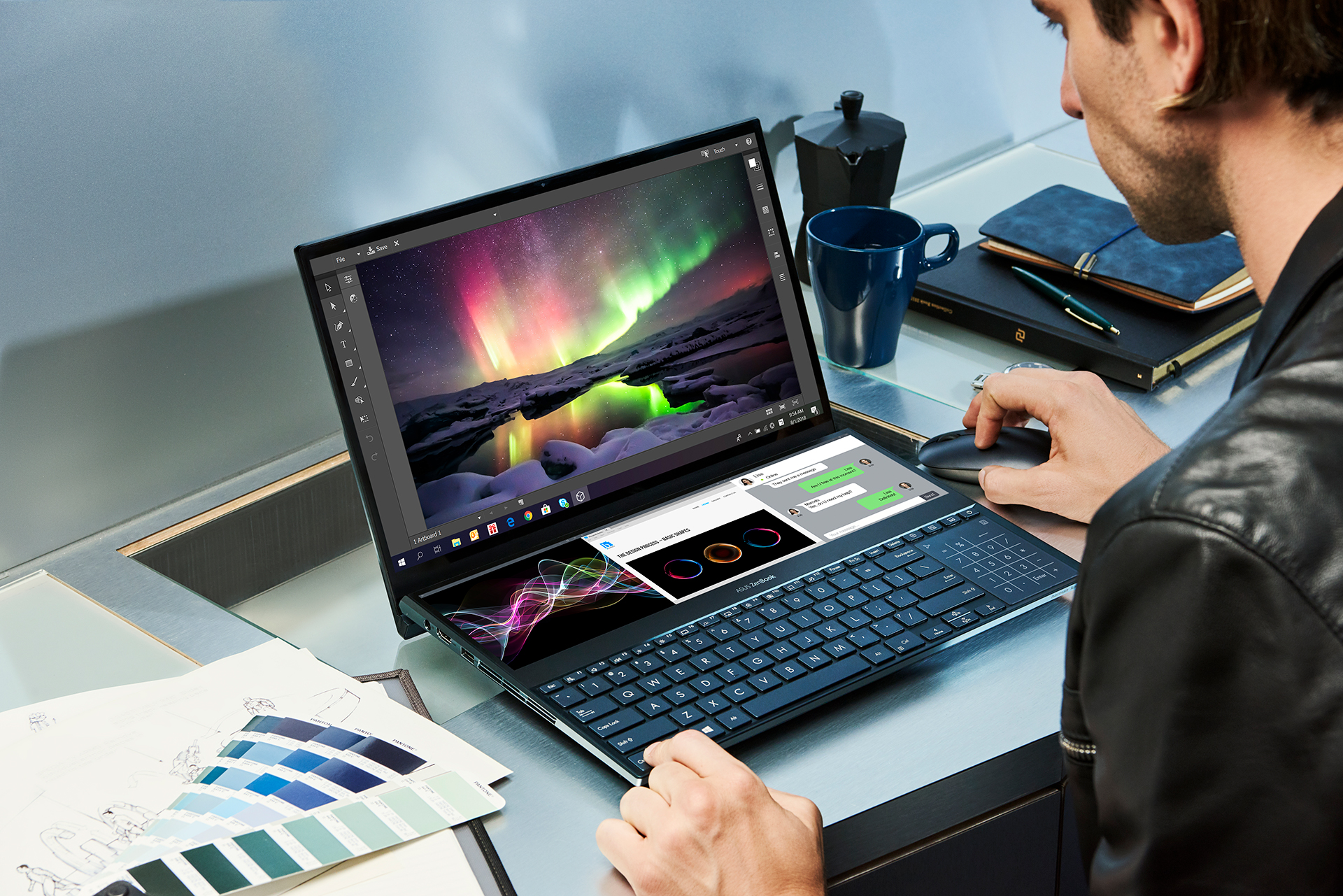 COMPUTEX 2019 - Asus prÃ©sente ses ZenBook (Pro) Duo Ã 