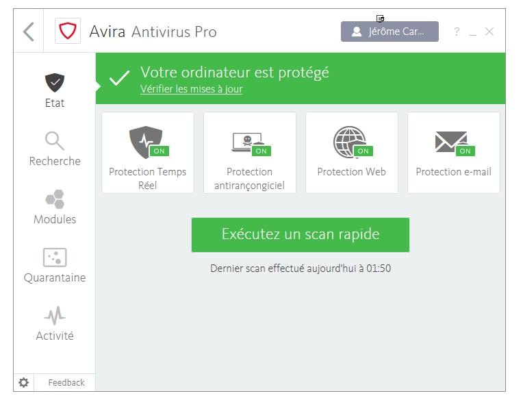 Telecharger Avira Antivirus Pro Pour Windows Telechargement Gratuit