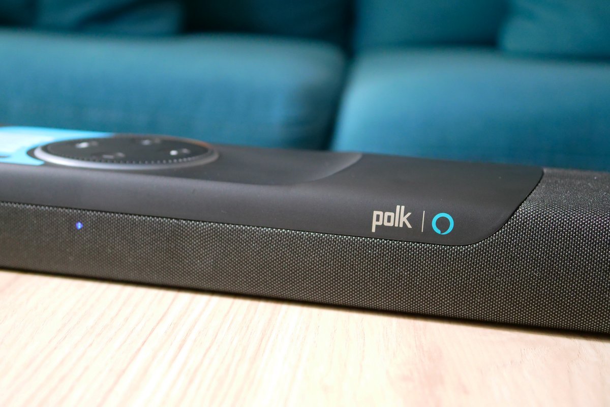 WiFi Polk Audio Commandbar Barre de Son Noir Bluetooth® Commande vocale avec subwoofer sans Fil