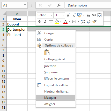 Excel-tabell 12