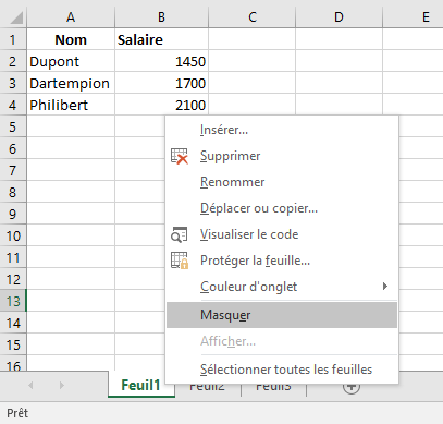 Excel-tabell 13