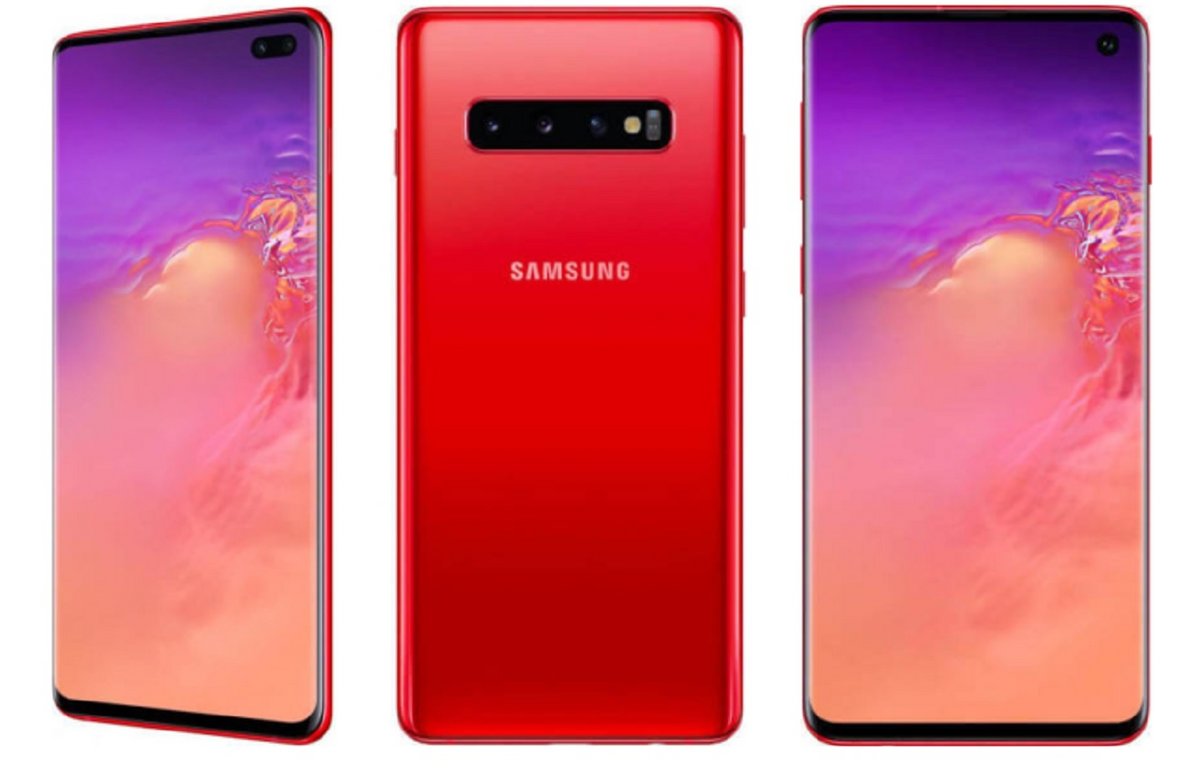 Samsung Galaxy S10 rouge