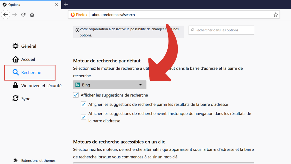 Comment Supprimer Bing De Firefox