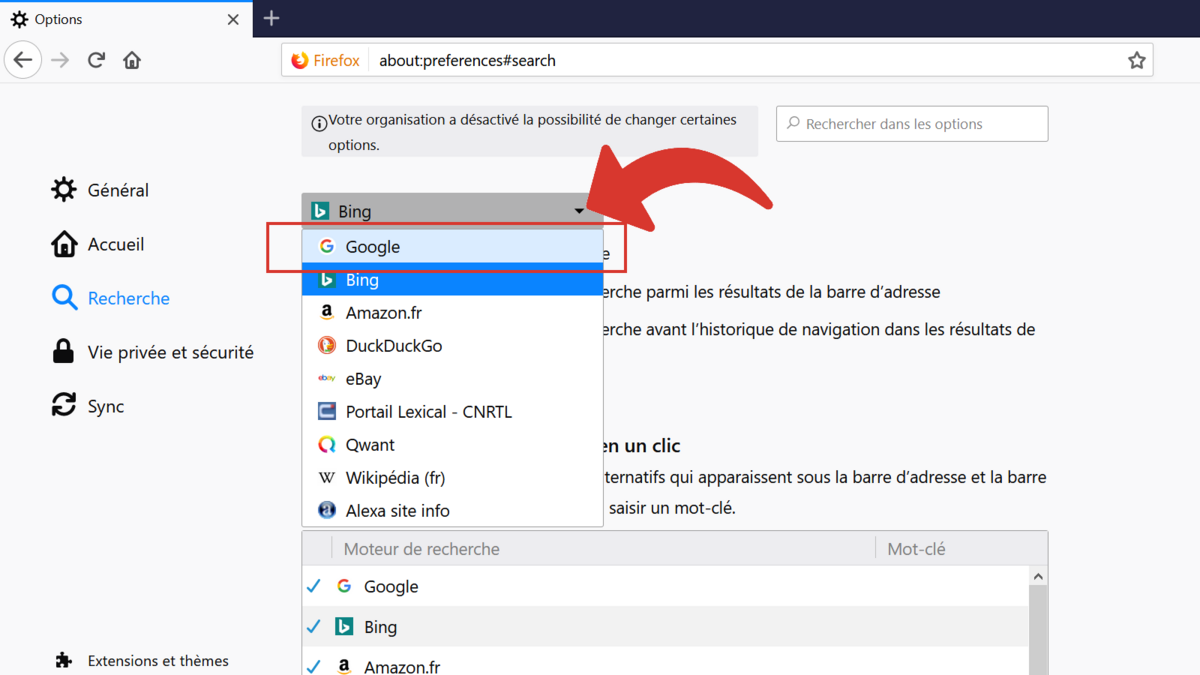 Comment Supprimer Bing De Firefox