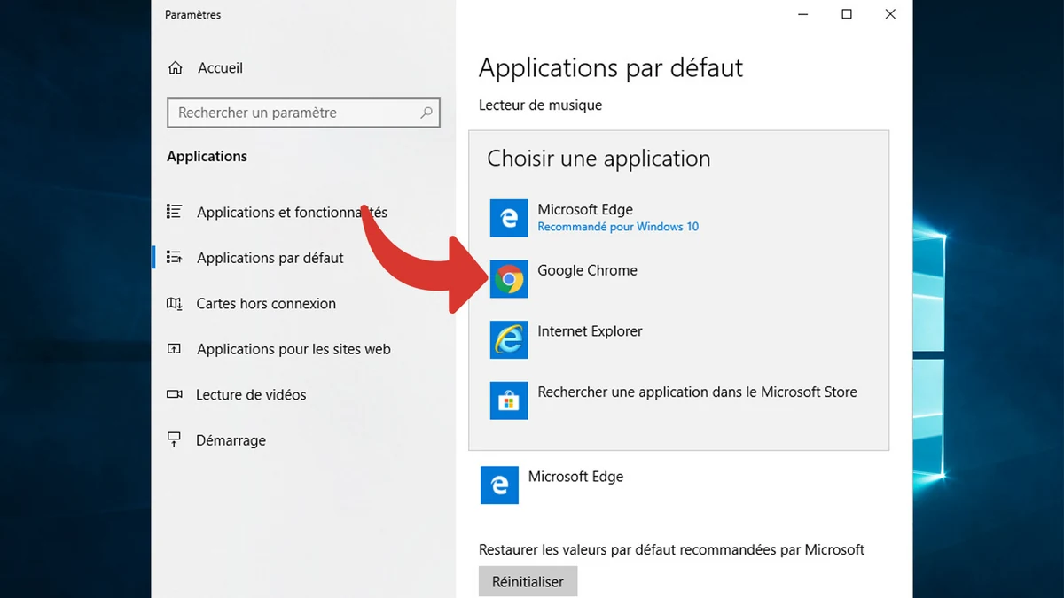Comment Definir Google Chrome Comme Navigateur Par Defaut