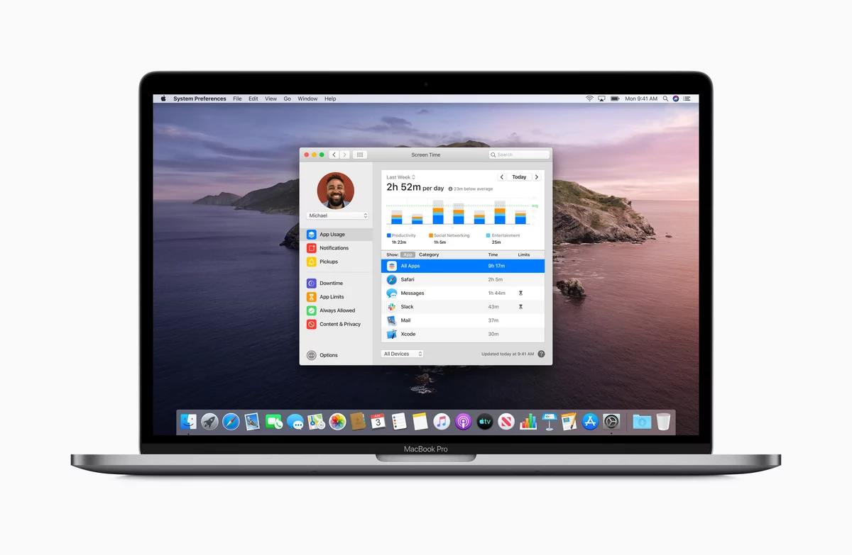 MacOS Catalina Screentime