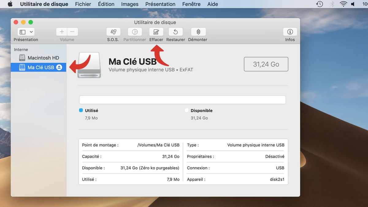 Comment formater une clé USB sur un Mac ?
