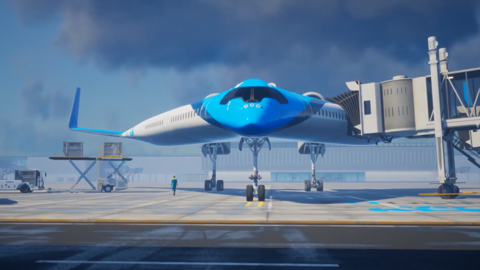 Flying-V : un avion en forme de V qui consommerait 20% de carburant en ...