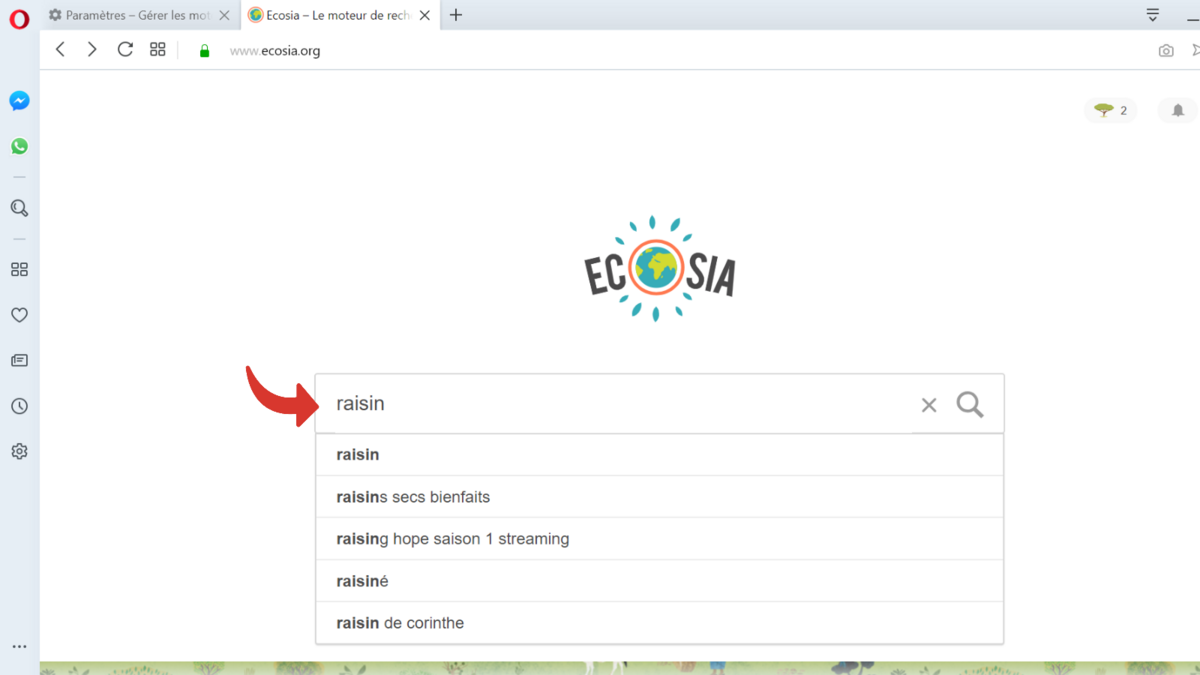 Ecosia opera gx Ecosia opera gx