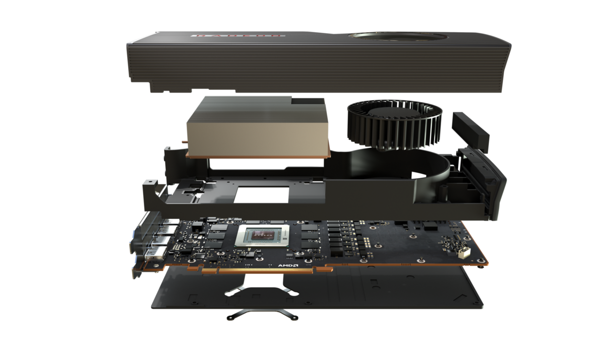AMD Radeon 5700 XT (Vue complète)