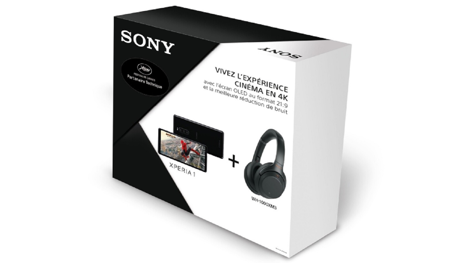 Kit Mains-libres Sony Xperia – Original – U/P/E/Tipo – Noir – Neuf