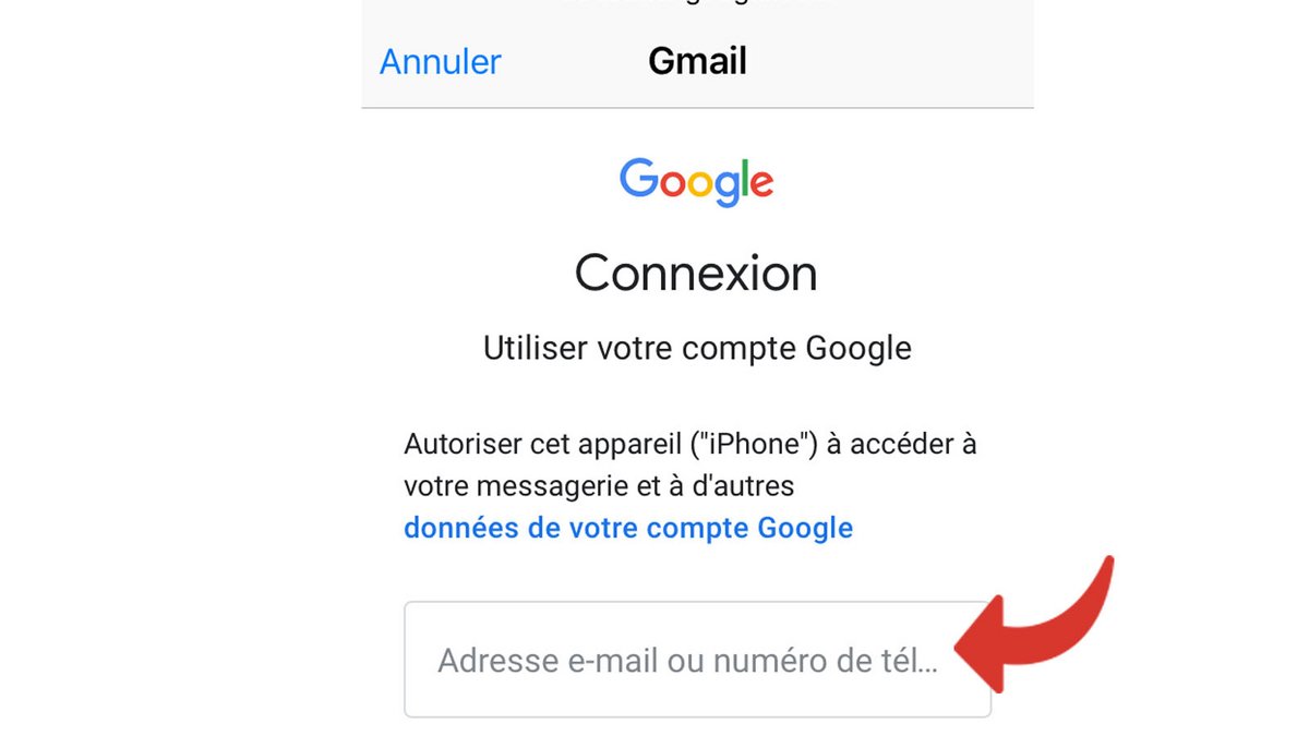 tutoriel Gmail iOS