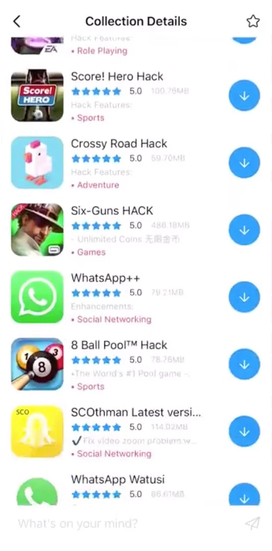 Screenshot Tweakbox iOS