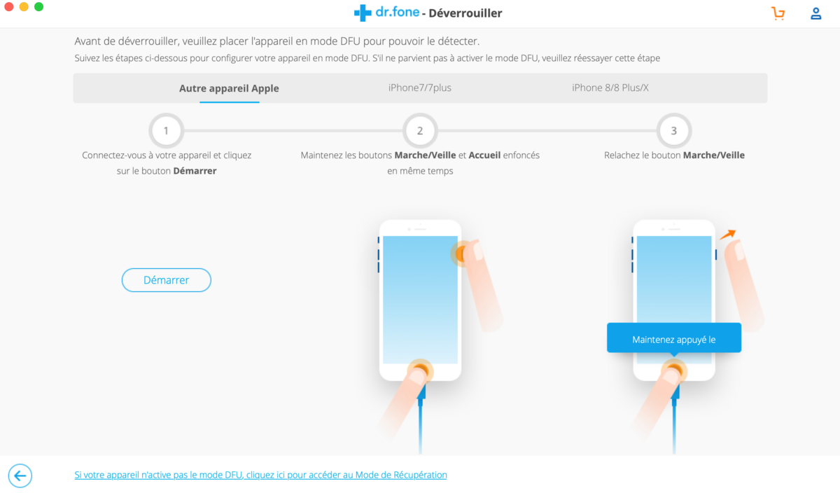 un iphone qui redemarre en boucle