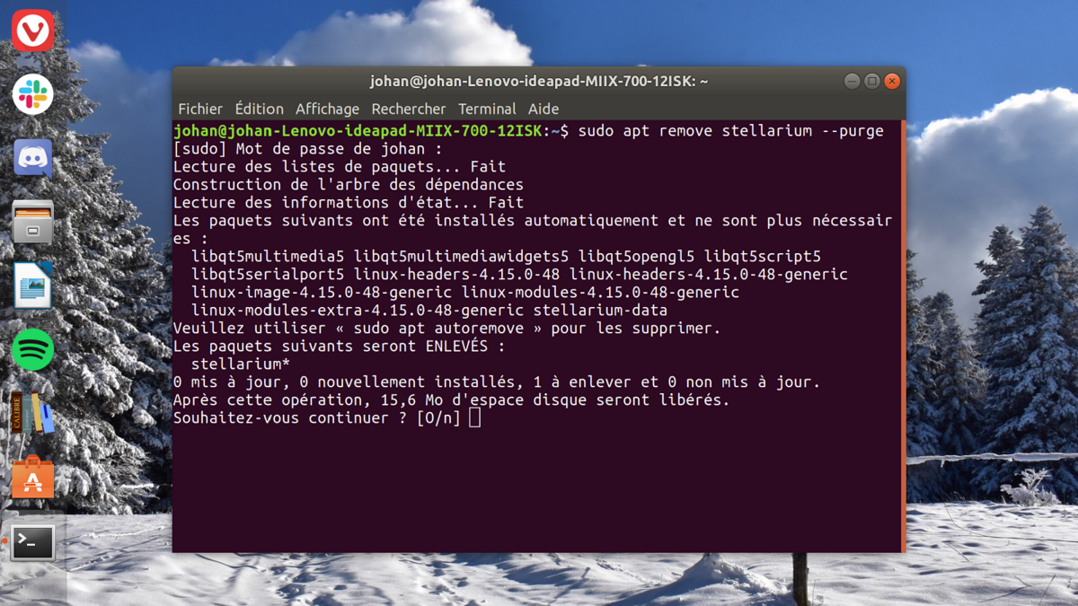 Ubuntu desinstaller ldc4