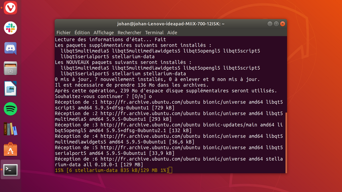 Ubuntu installation logiciel 2-4