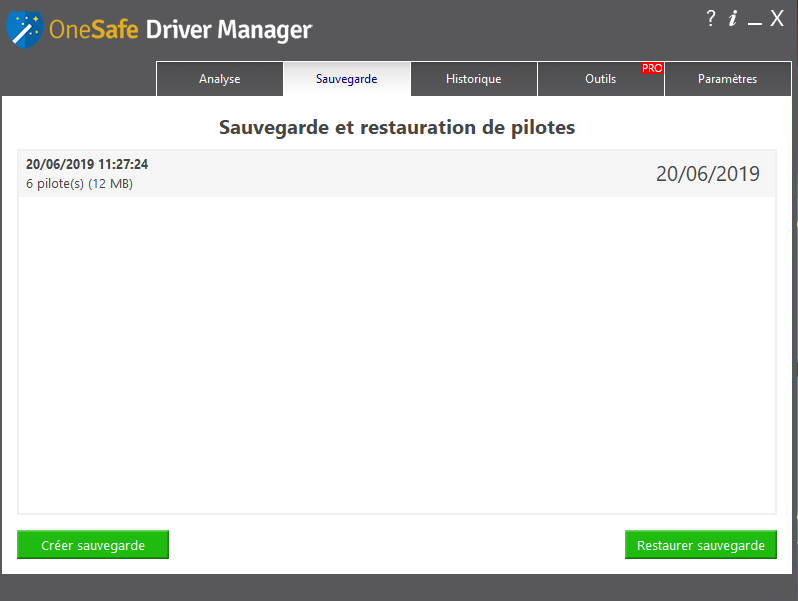 OneSafe Driver Manager