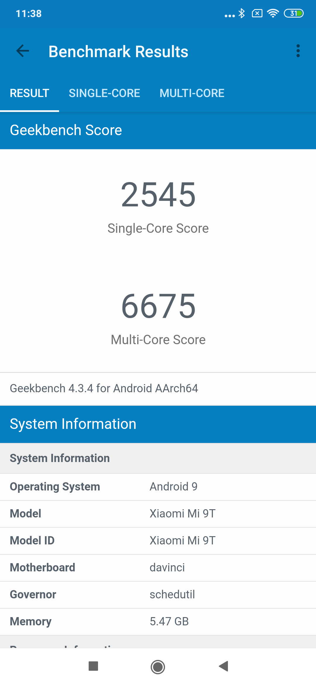 Xiaomi Mi 9T test
