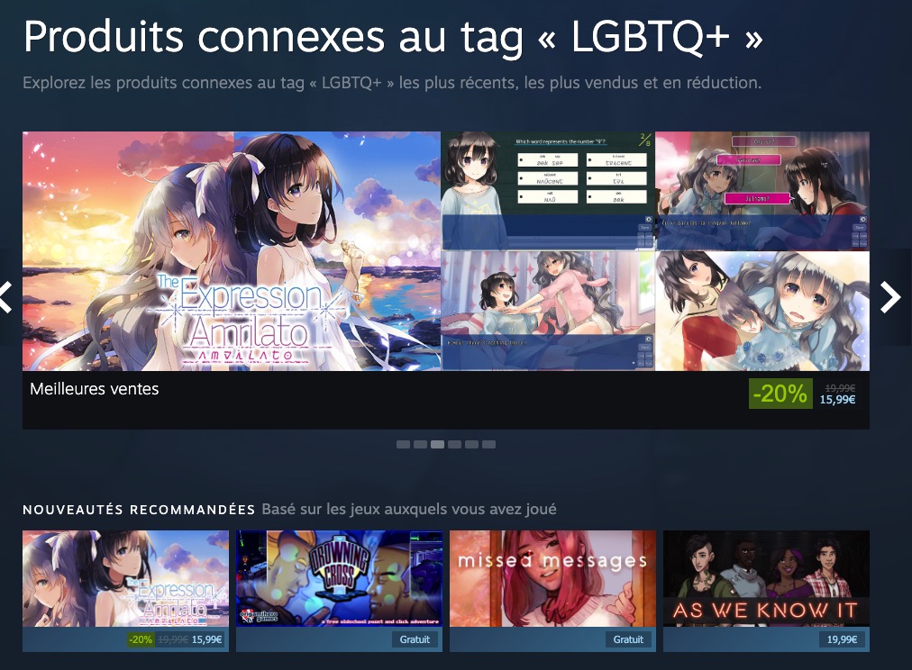 Steam LGBTQ+
