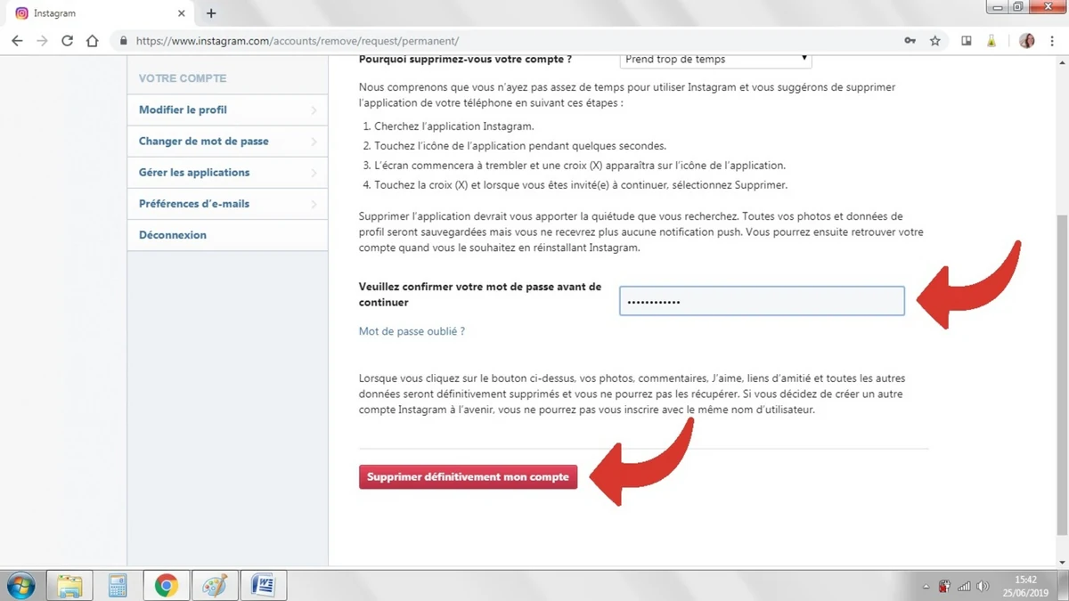 Comment Supprimer Son Compte Instagram