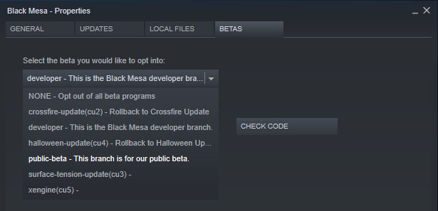 Black Mesa beta