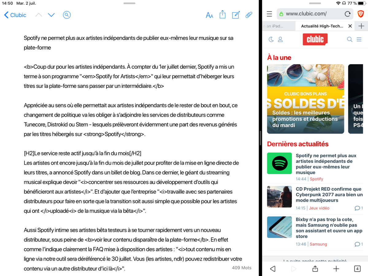 iPad OS Beta