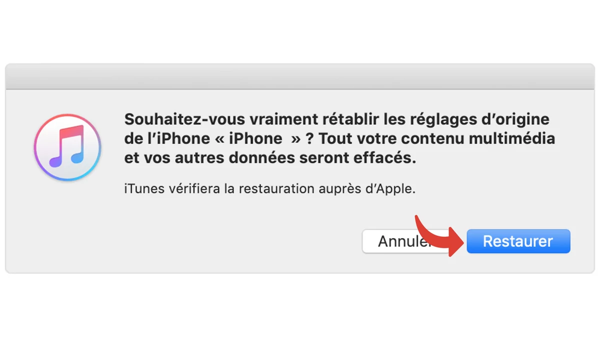 Tuto iPhone reset