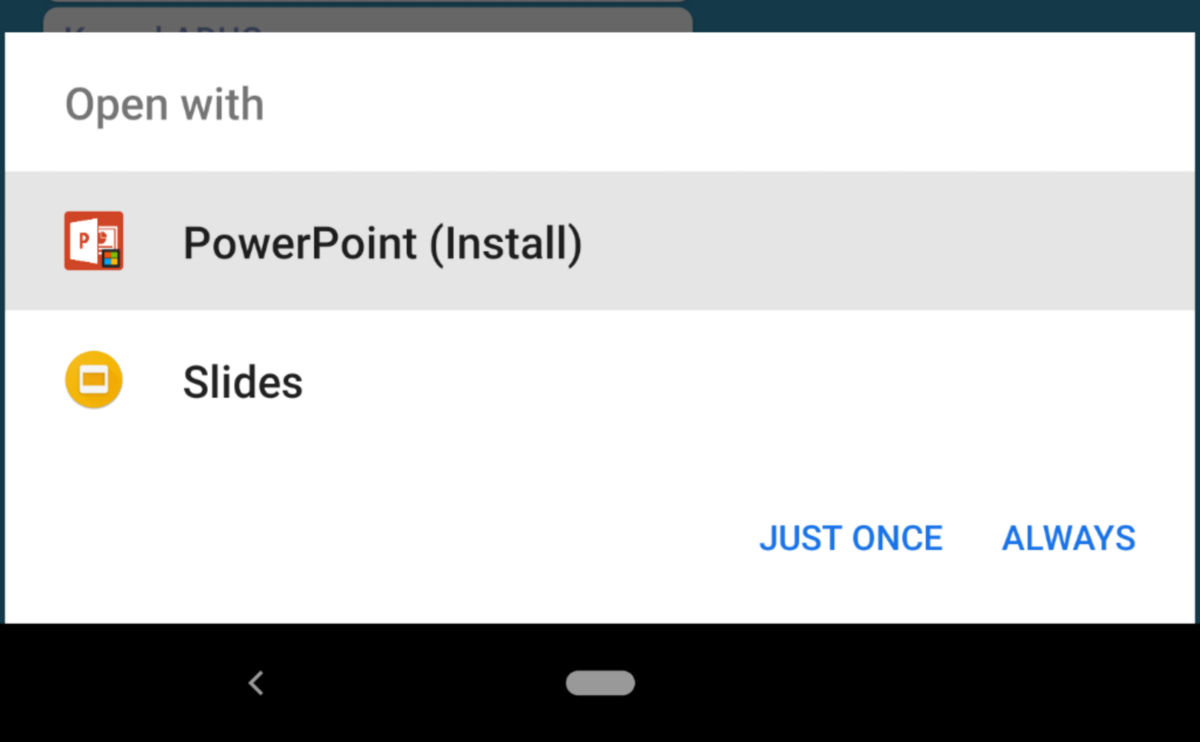 Powerpoint Android