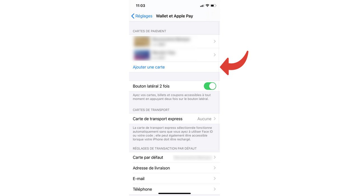 Tuto Apple Pay Config iPhone