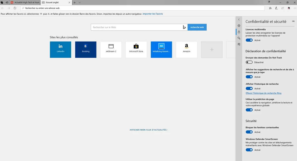 Microsoft Edge smart screen