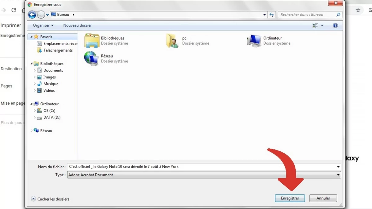 Comment Enregistrer Une Page Web Au Format Pdf