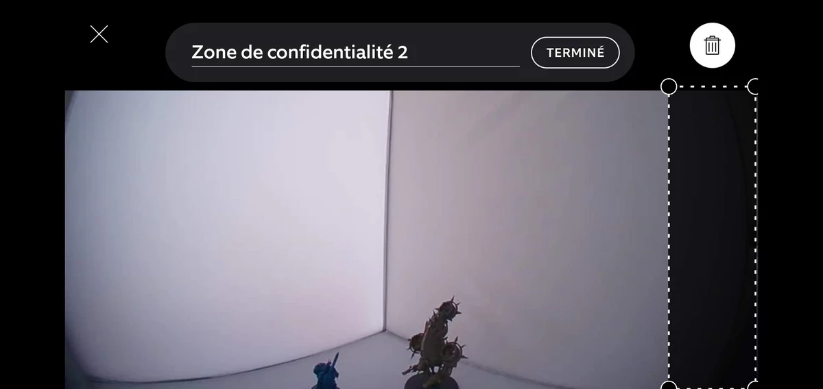 DoorView Cam - Zone confidentialité