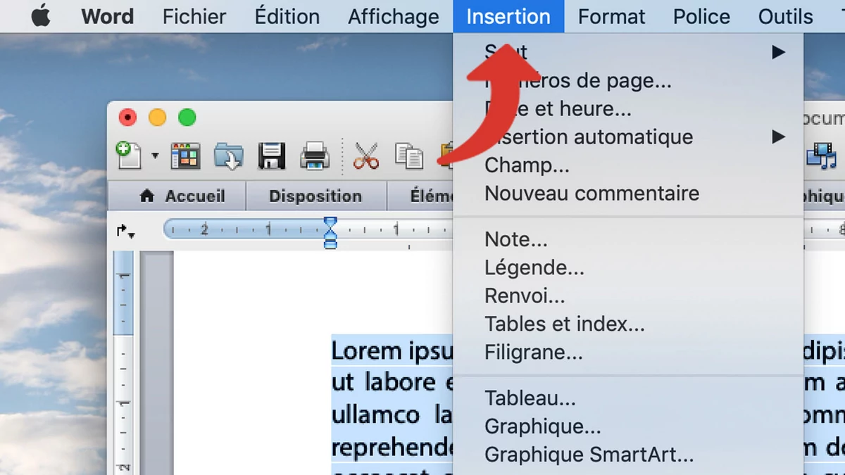 tutoriel word