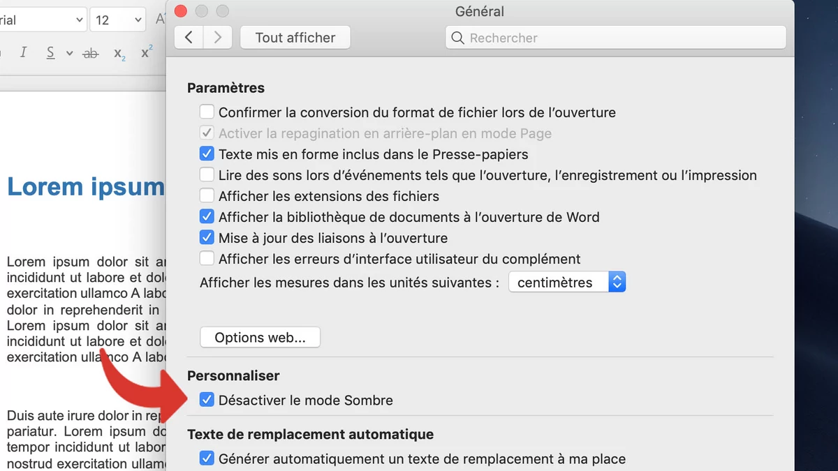 tutoriel word