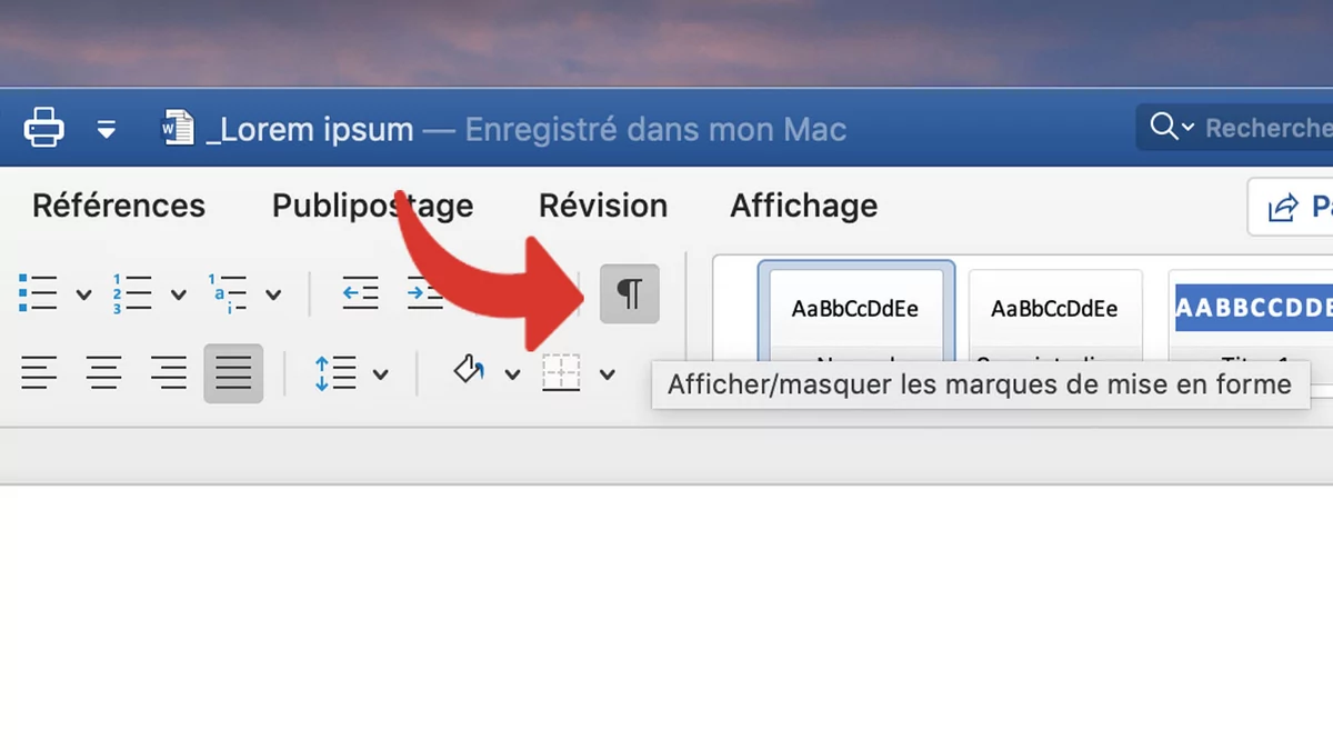 tutoriel word