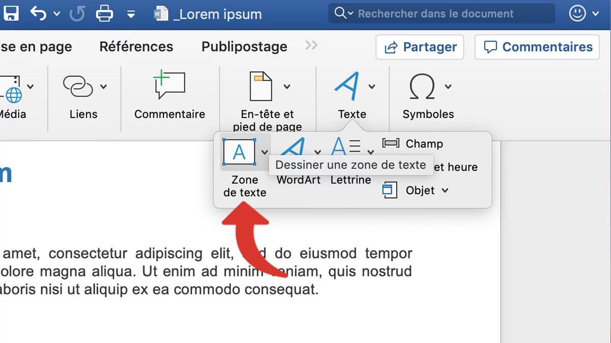 tutoriel word