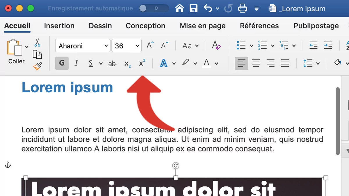 tutoriel word